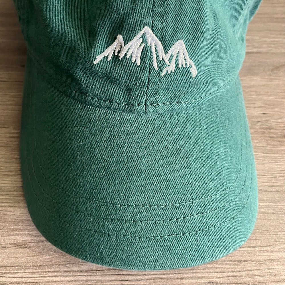 J. Crew Embroidered Baseball Cap - "Mountains"